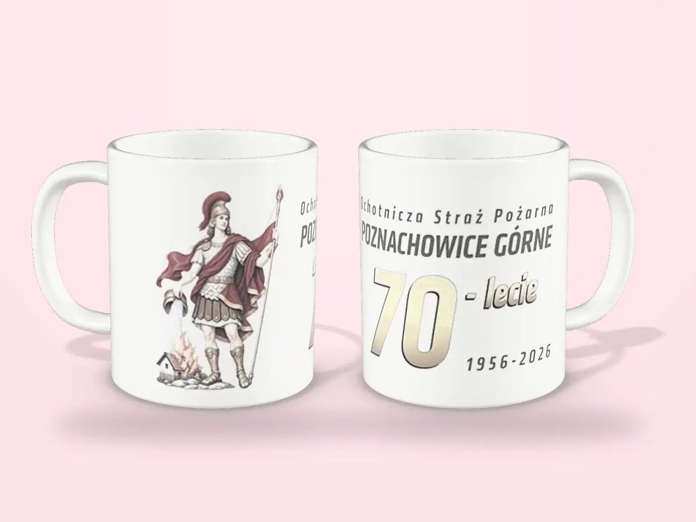 Kubki jubileuszowe na 70-lecie straży pożarnej